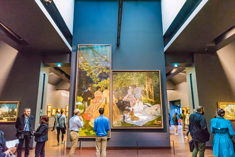 Musée d'Orsay on the Seine, Paris